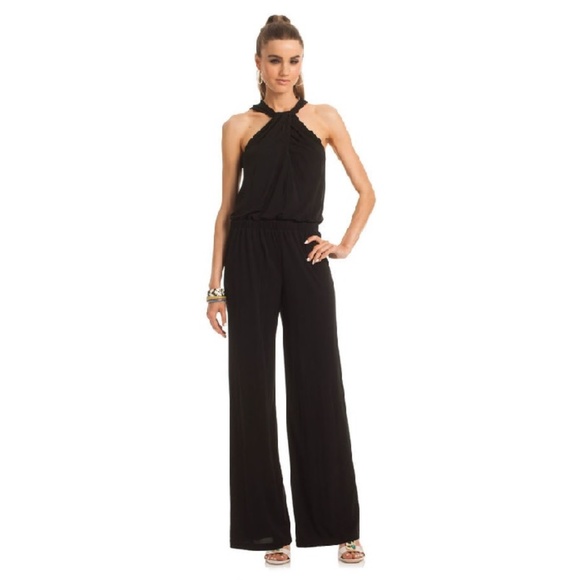 trina turk black jumpsuit